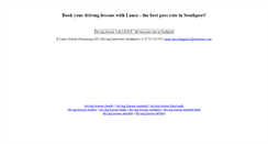 Desktop Screenshot of lanceschoolofmotoring.com